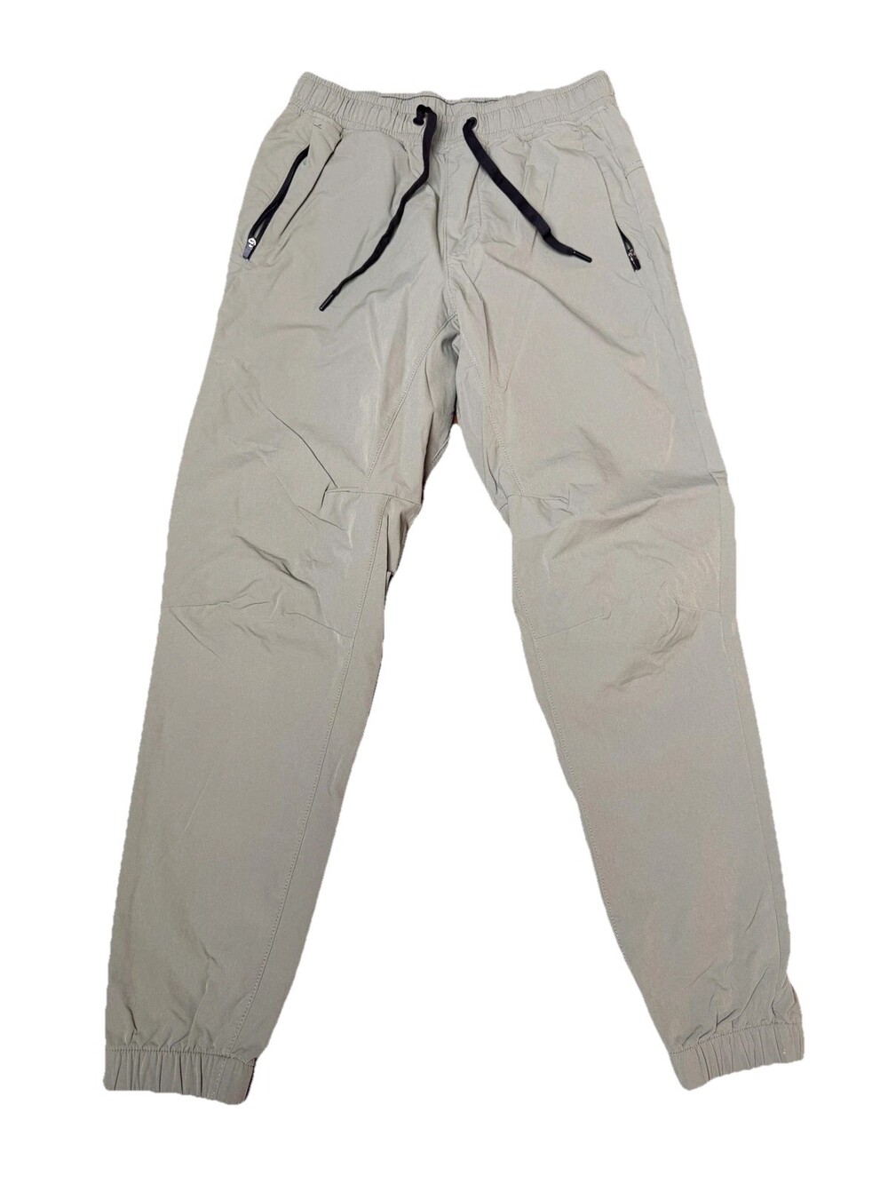 American Eagle Pants Mens XS 26x27 Olive Green Joggers Zip Pockets Elastic Cuffs